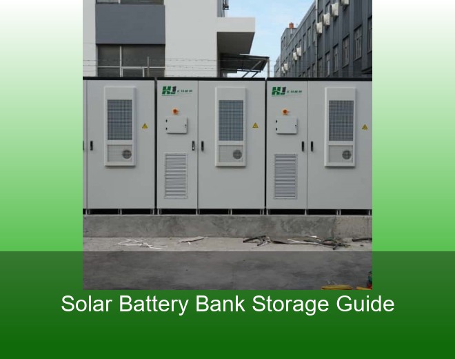 Solar Battery Bank Storage Guide